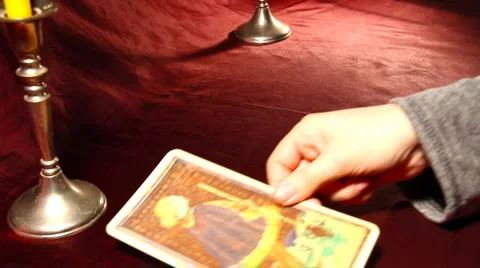 Tarot Cards 05 Stock Footage 1442674