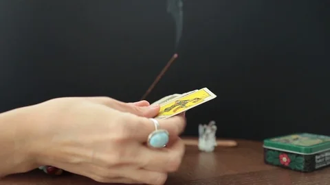Tarot cards Stock Footage 118103634