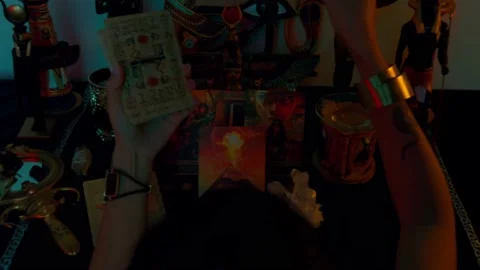 Tarot Cards Stock Footage 221631818