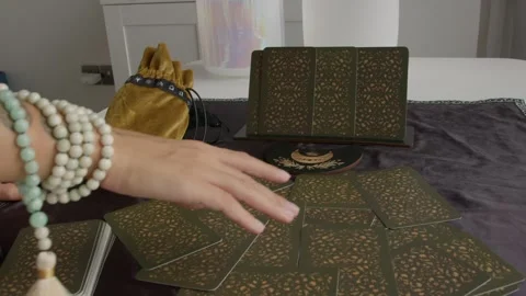 Tarot Cards Stock Footage 233334380
