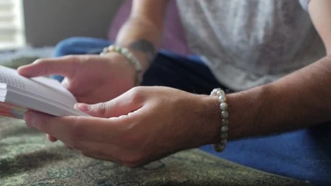 The tarot is a pack of playing Tarot cards Reader Reading Future And Fortune Stock Footage 105367241