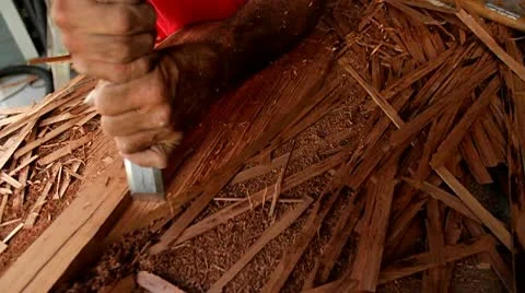 Tarot root is made by hand in Hawaii. Vídeos de archivo 9740181