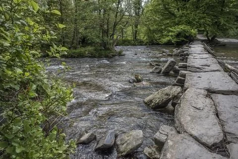 Tarr Steps Stock Photos