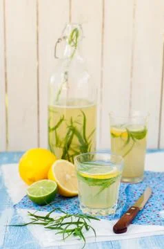 Tarragon Lemonade Stock Photos