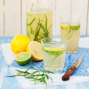 Tarragon Lemonade Stock Photos