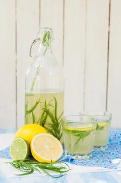 Tarragon Lemonade Stock Photos