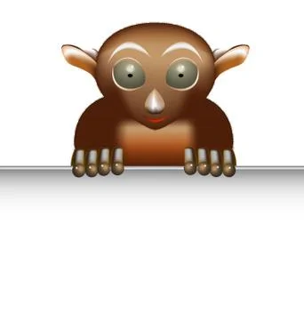 Tarsier Stock Illustration