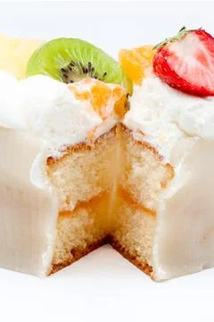 Tart from fruit Stock Photos