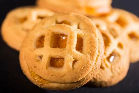 Tart with jam Stock-Fotos