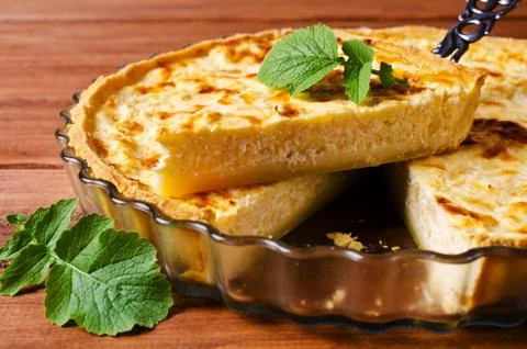 Tart with vegetables Stock Photos