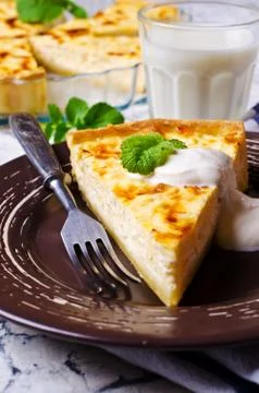 Tart with vegetables Stock Photos