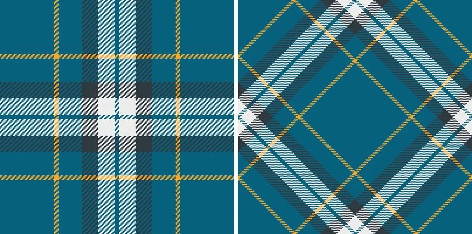 Tartan background seamless of fabric pattern check with a plaid textile tex.. Stock Illustration
