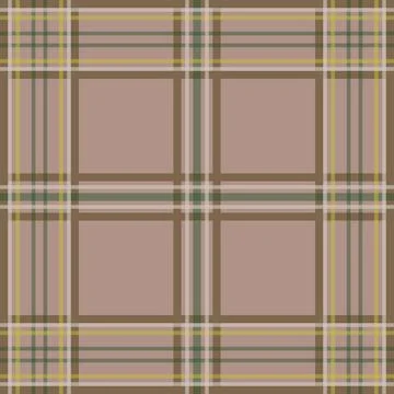 Tartan brown foliage vector image Stock Illustration