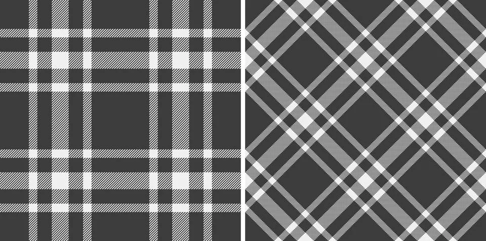 Tartan check vector of plaid pattern seamless with a background fabric text.. Stock Illustration
