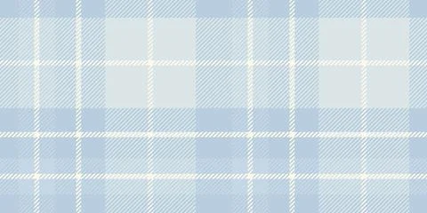 Tartan checkered pattern, Scottish style, fashionable sky blue color. Vector Stock Illustration