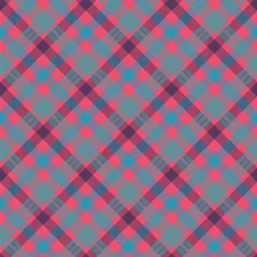Tartan color seamless vector pattern Stock Illustration