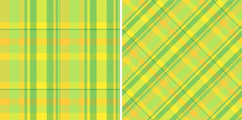 Tartan fabric texture of textile vector pattern with a check plaid backgrou.. Stock Illustration