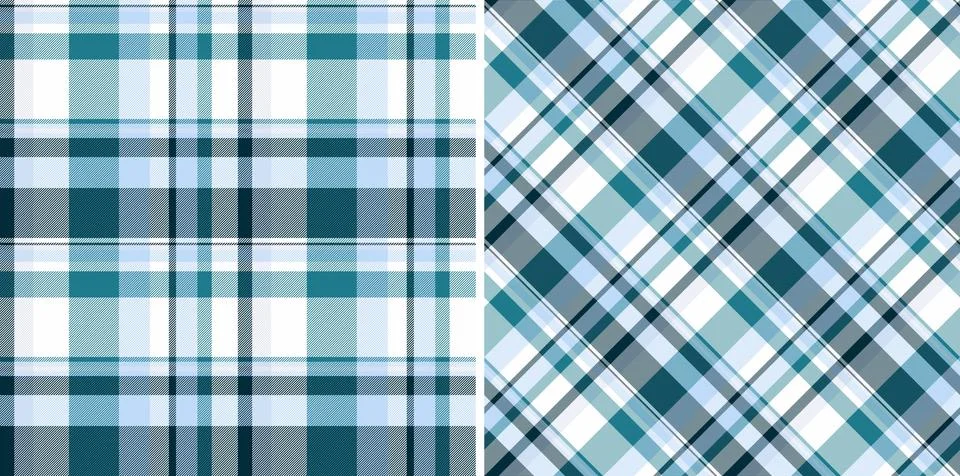 Tartan fabric vector of check pattern seamless with a textile plaid texture.. Ilustración de archivo