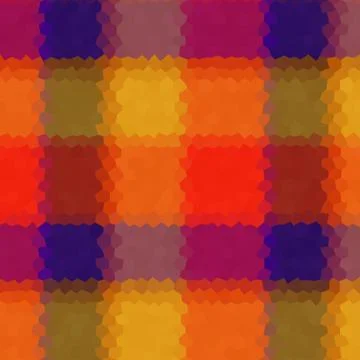 Tartan low poly hexagon style vector mosaic background Stock Illustration