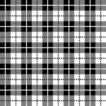 Tartan Pattern. Gingham Seamless Pattern. Vector Stock Illustration
