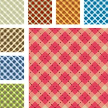Tartan pattern Stock Illustration