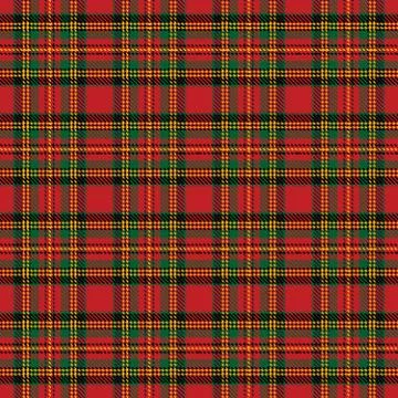 Tartan pattern Stock Illustration
