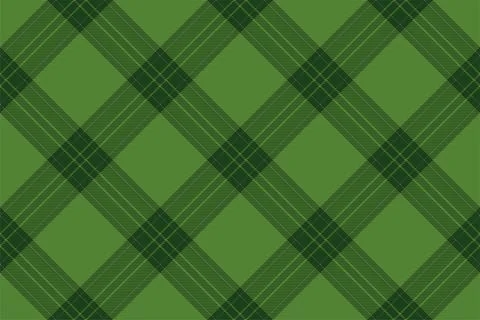 Tartan plaid background, diagonal check seamless pattern. Vector fabric textu イラスト素材