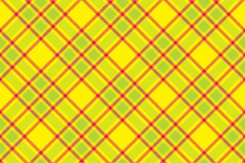 Tartan plaid background, diagonal check seamless pattern. Vector fabric tex.. 스톡 일러스트