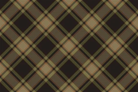 Tartan plaid background, diagonal check seamless pattern. Vector fabric tex.. 스톡 일러스트