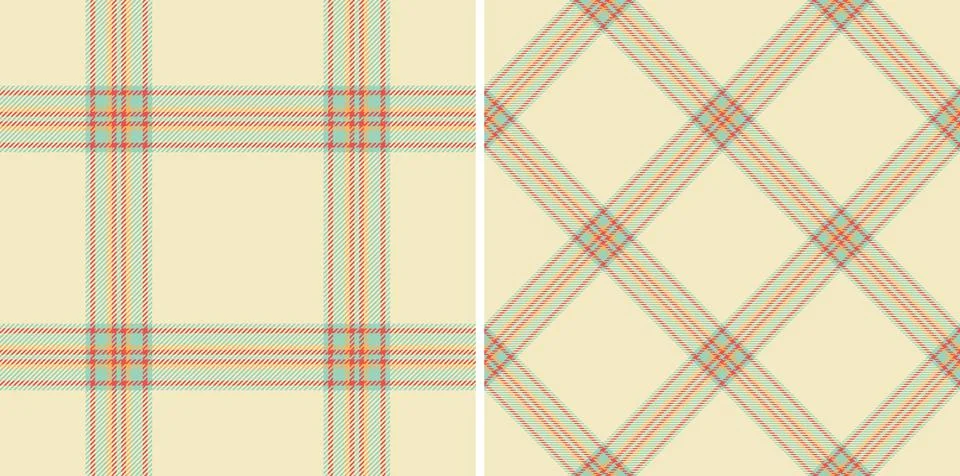 Tartan plaid background of fabric pattern seamless with a check texture vec.. 库存插图