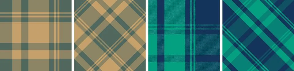 Tartan plaid design seamless pattern for dress check, gingham ,flannel skirt Stock Illustration