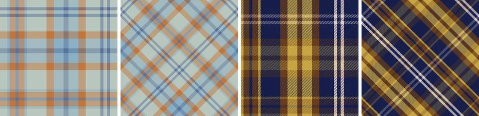 Tartan plaid design seamless pattern for dress check, gingham ,flannel skirt 스톡 일러스트