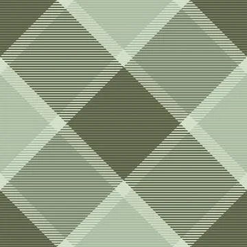 Tartan plaid fabric pattern with a structured check arrangement and a woven f Illustrazione stock