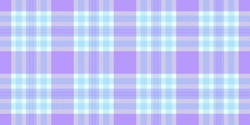 Tartan plaid fabric pattern with a structured check arrangement and a woven f Illustrazione stock