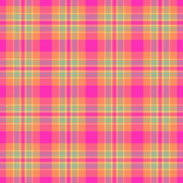 Tartan plaid fabric pattern with a structured check arrangement and a woven f Illustrazione stock
