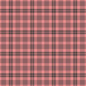 Tartan plaid fabric pattern with a structured check arrangement and a woven f Illustrazione stock