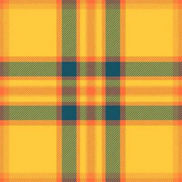 Tartan plaid fabric pattern with a structured check arrangement and a woven f Illustrazione stock
