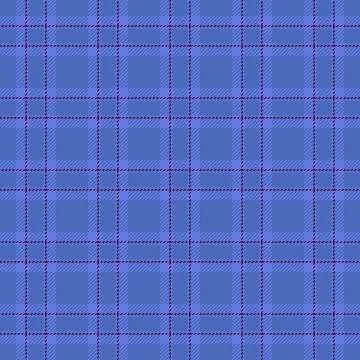 Tartan plaid fabric pattern with a structured check arrangement and a woven f Illustrazione stock