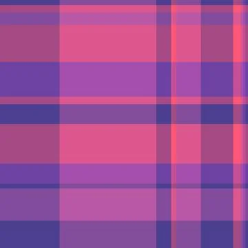 Tartan plaid fabric pattern with a structured check arrangement and a woven f Illustrazione stock