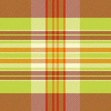 Tartan plaid fabric pattern with a structured check arrangement and a woven f Illustrazione stock