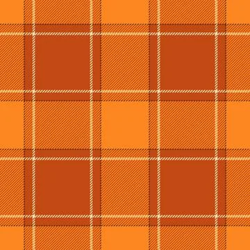 Tartan plaid fabric pattern with a structured check arrangement and a woven f Illustrazione stock
