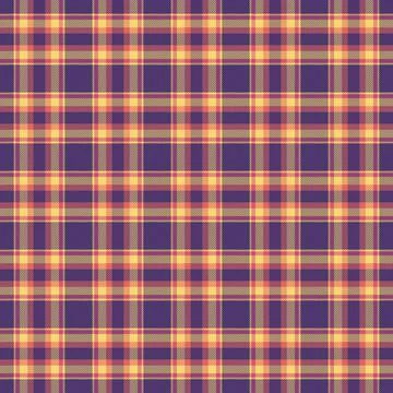 Tartan plaid fabric pattern with a structured check arrangement and a woven f Illustrazione stock