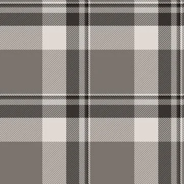 Tartan plaid fabric pattern with a structured check arrangement and a woven f Illustrazione stock