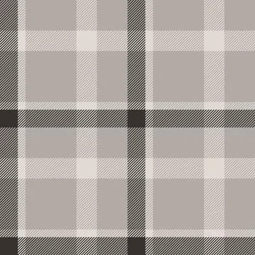 Tartan plaid fabric pattern with a structured check arrangement and a woven f Illustrazione stock