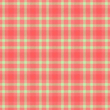 Tartan plaid fabric pattern with a structured check arrangement and a woven f Illustrazione stock