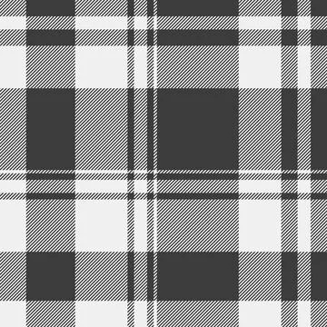 Tartan plaid fabric pattern with a structured check arrangement and a woven f 스톡 일러스트