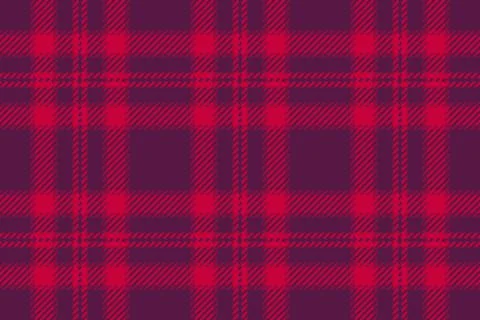 Tartan plaid fabric pattern with a structured check arrangement and a woven f Illustrazione stock
