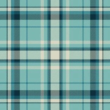 Tartan plaid fabric pattern with a structured check arrangement and a woven f 库存插图