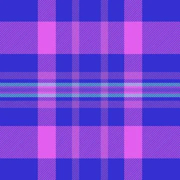 Tartan plaid fabric pattern with a structured check arrangement and a woven f Stock Illustration