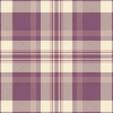 Tartan plaid fabric pattern with a structured check arrangement and a woven f Stock Illustration